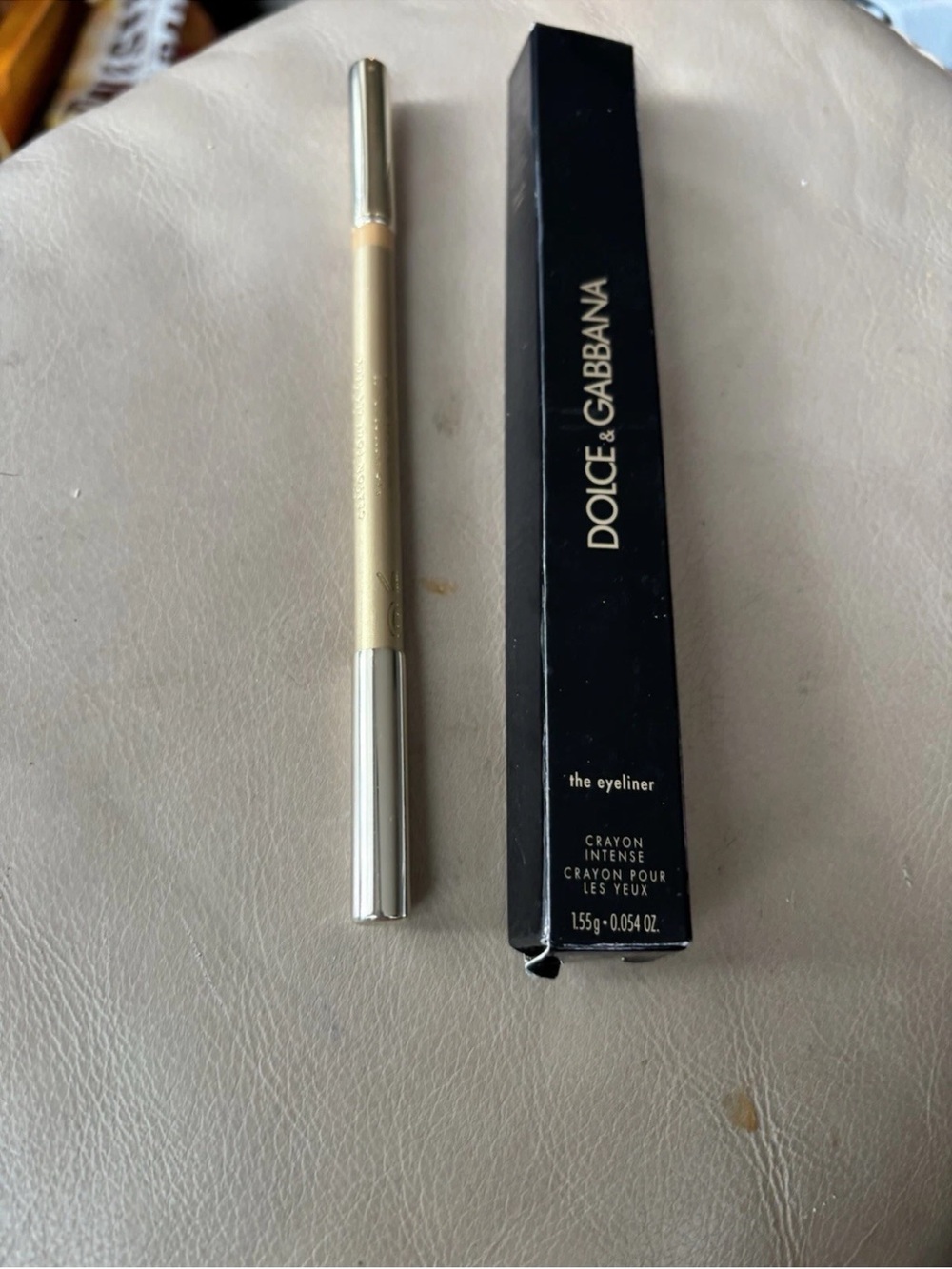 Dolce & Gabbana Gold and Silver Eyeliner Pencil in Shade Gold 3.  New!